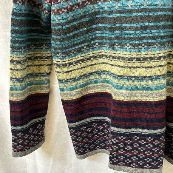 Coldwater Creek Blue and Brown Cardigan Sweater - Picture 13 of 13